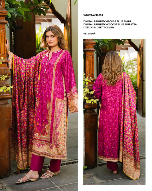 Zellbury | Unstitched 3 Piece Viscose Collection