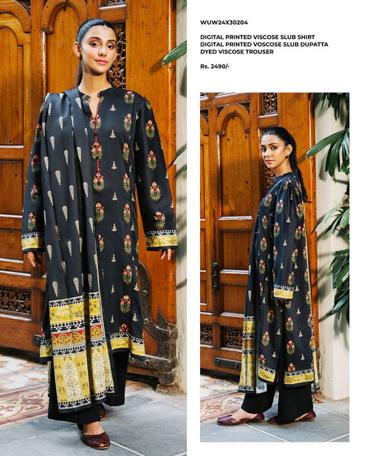Zellbury | Unstitched 3 Piece Viscose Collection