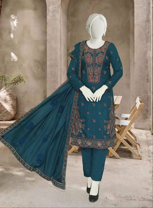 Zaaria by ABC Fabrics | Unstitched Embroidered Winter Velvet Collection