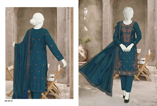 Zaaria by ABC Fabrics | Unstitched Embroidered Winter Velvet Collection