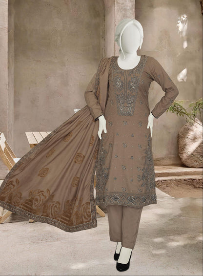 Zaaria by ABC Fabrics | Unstitched Embroidered Winter Velvet Collection