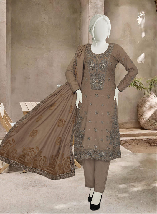 Zaaria by ABC Fabrics | Unstitched Embroidered Winter Velvet Collection