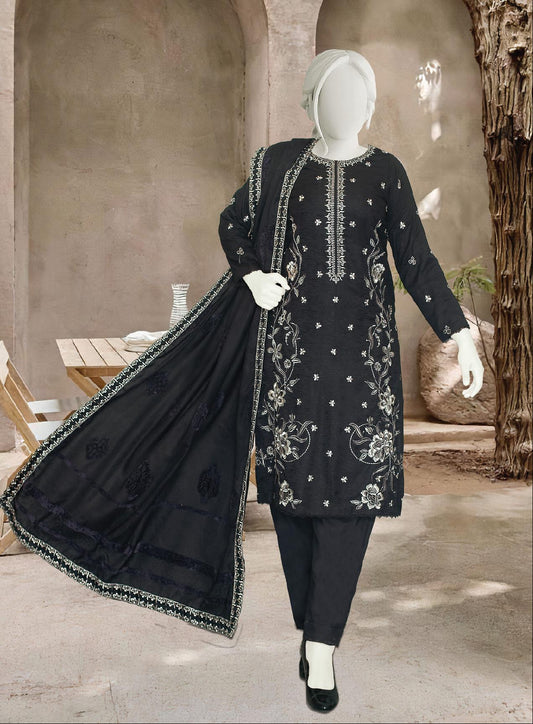 Zaaria by ABC Fabrics | Unstitched Embroidered Winter Velvet Collection