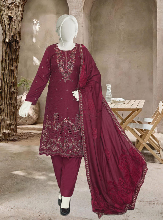 Zaaria by ABC Fabrics | Unstitched Embroidered Winter Velvet Collection
