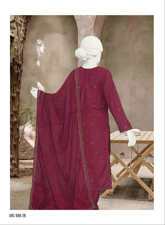 Zaaria by ABC Fabrics | Unstitched Embroidered Winter Velvet Collection
