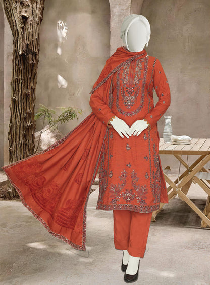 Zaaria by ABC Fabrics | Unstitched Embroidered Winter Velvet Collection
