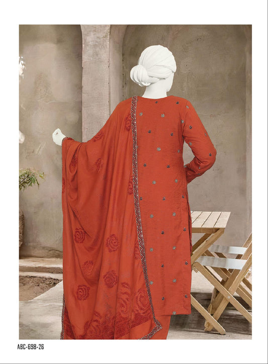 Zaaria by ABC Fabrics | Unstitched Embroidered Winter Velvet Collection
