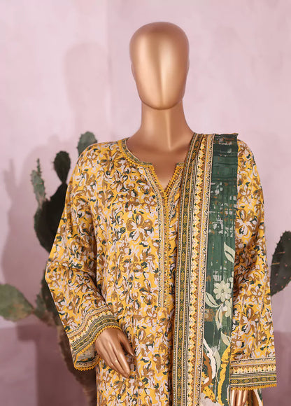 Bin Saeed | Stitched 3pc Printed Cotton Collection