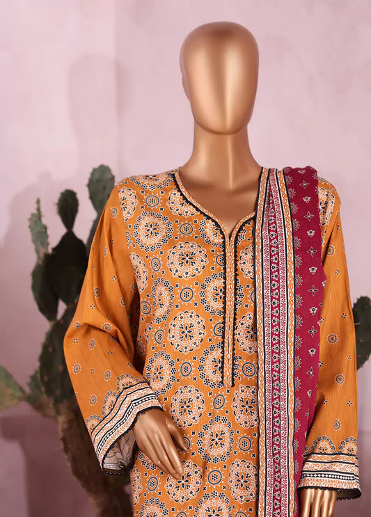 Bin Saeed | Stitched 3pc Printed Cotton Collection