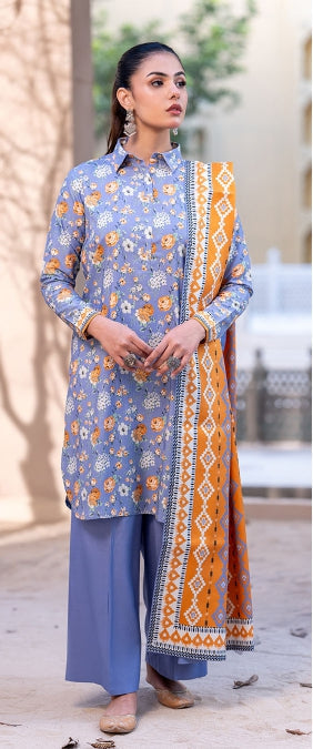 Zellbury | Unstitched 3 Piece Printed Cotail Suit Collection
