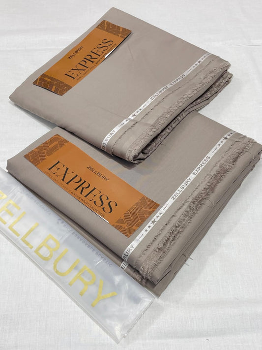 Zellbury Men’s | Unstitch Express Wash & Wear Collection – 4.25 Meter [OATMEAL]