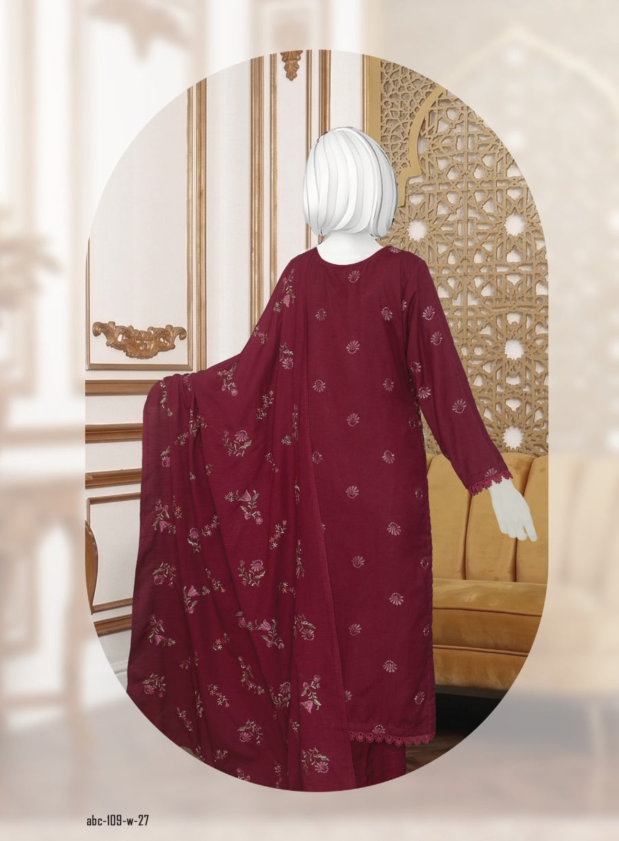 Al Boutique Centre Maroon back pose