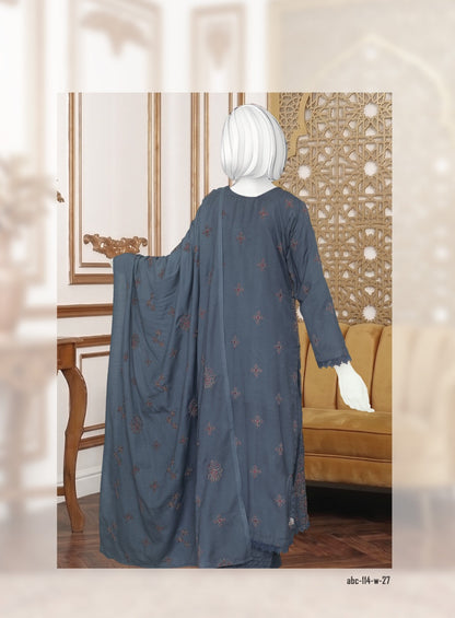 Al Boutique Centre Steel Blue back pose