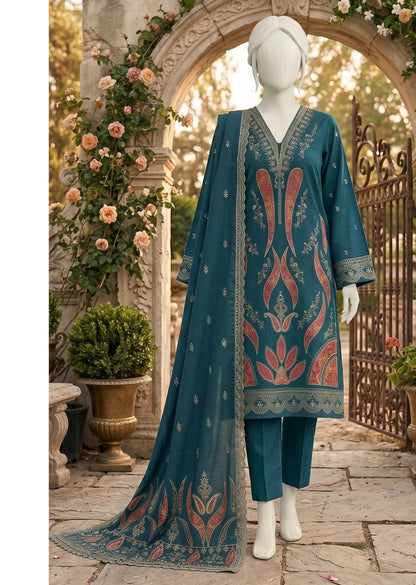 ABC Kajal teal full-length outfit