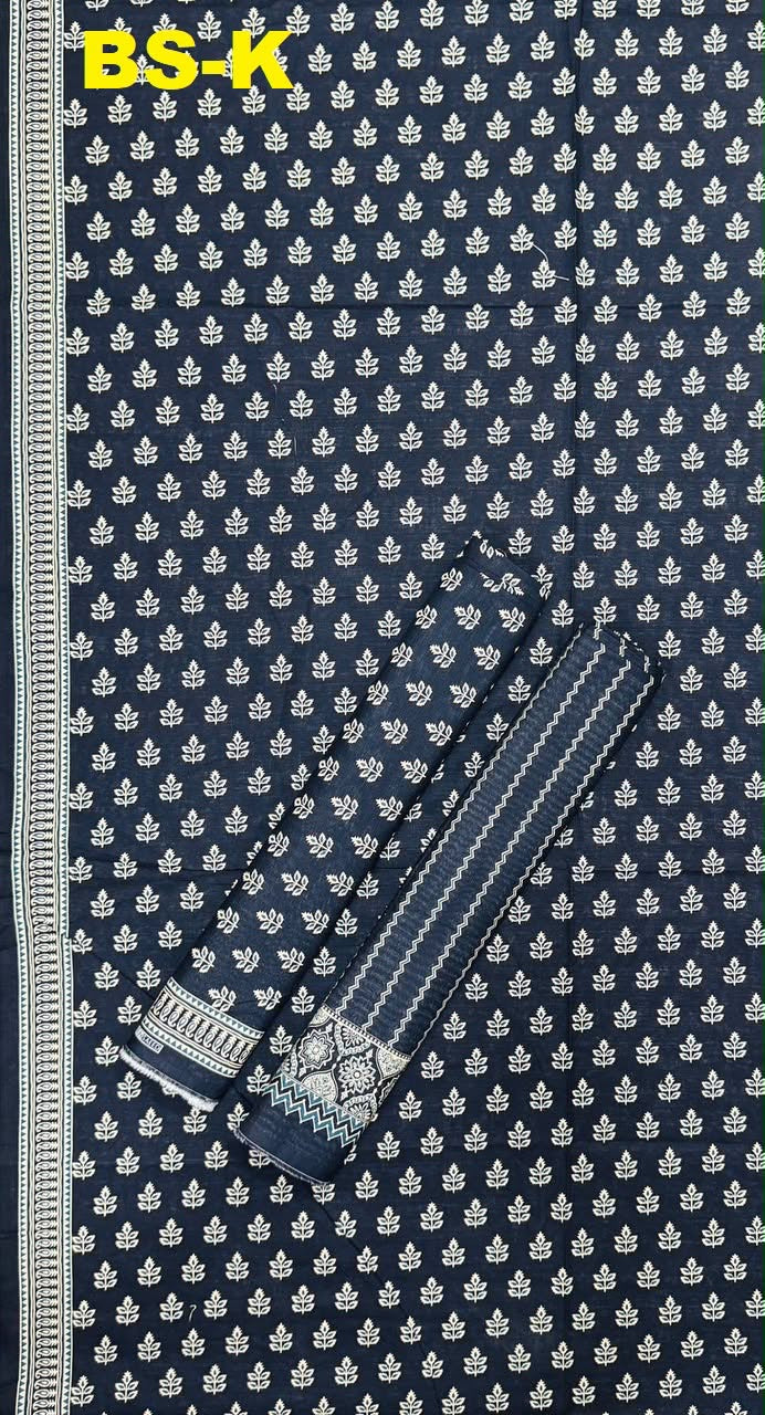 Red - BIN SAEED Unstitched 3Pc Printed Khaddar
