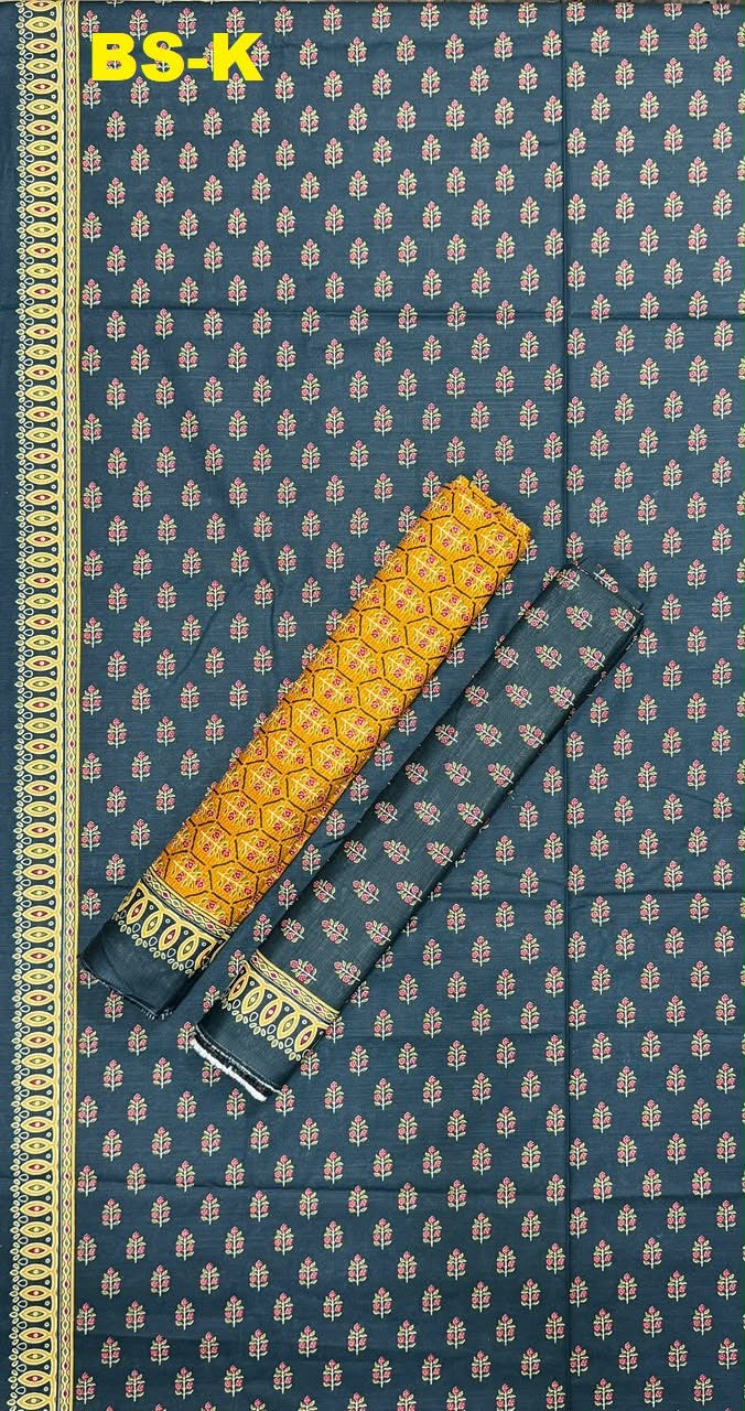 Red - BIN SAEED Unstitched 3Pc Printed Khaddar