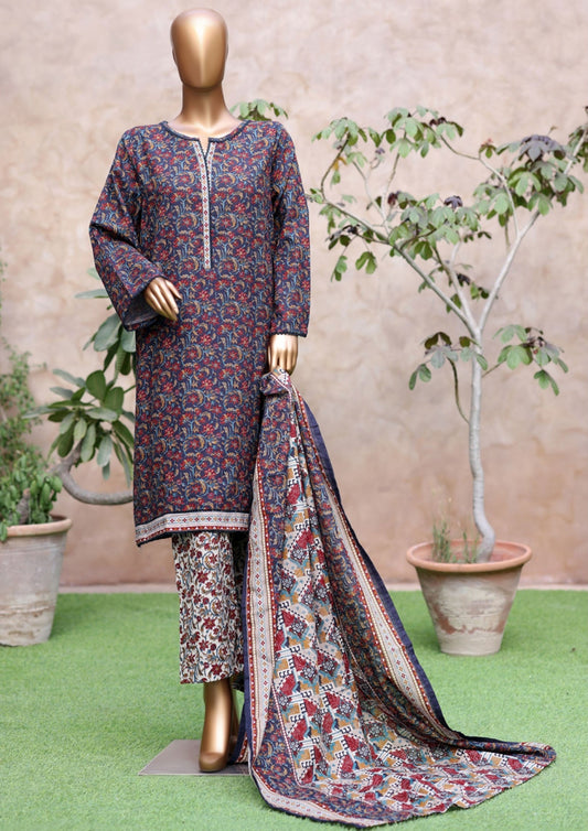 Bin Saeed | Stitched 3pc Printed Khaddar Collection