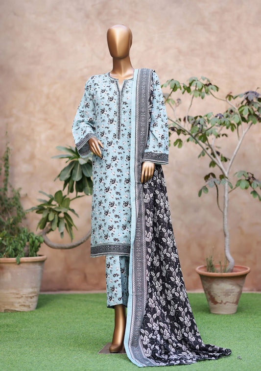 Bin Saeed | Stitched 3pc Printed Khaddar Collection