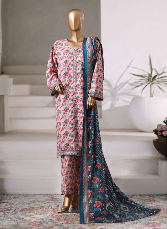 Bin Saeed | Stitched 3pc Printed Khaddar Collection