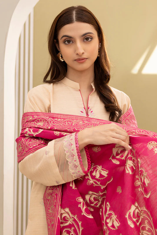 Zellbury | Unstitch 3 Pc Dyed Embroidered Khaddar Collection