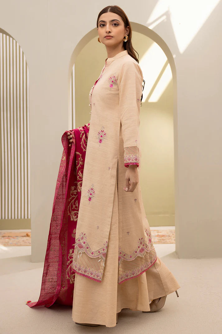 Zellbury | Unstitch 3 Pc Dyed Embroidered Khaddar Collection