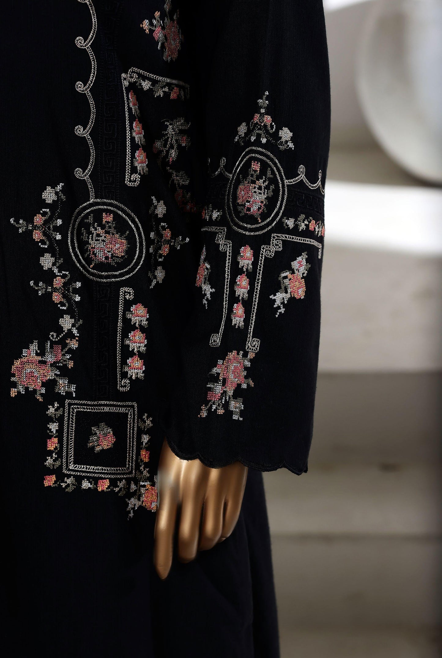 Sada Bahar | Stitched 2 Pc Embroidered Textured Cotton Winter Collection