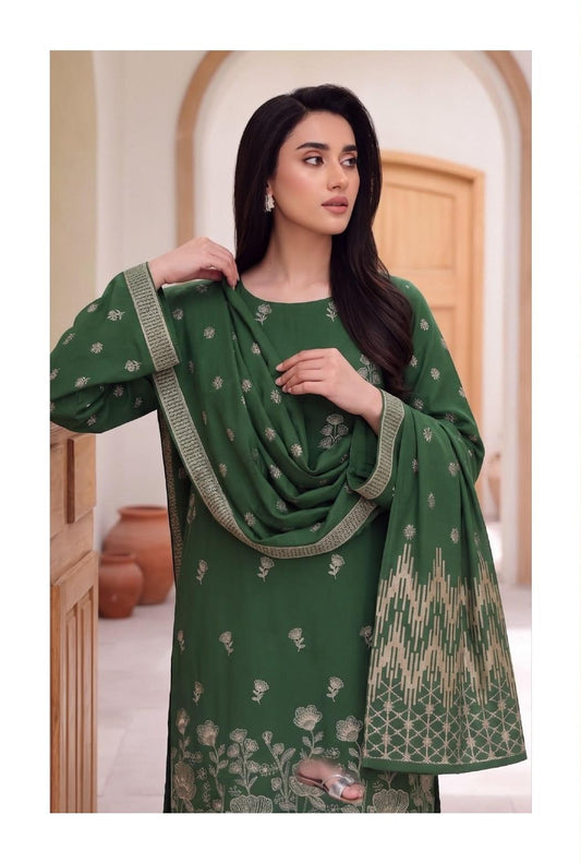 JANAN V-2796 Green full dress model