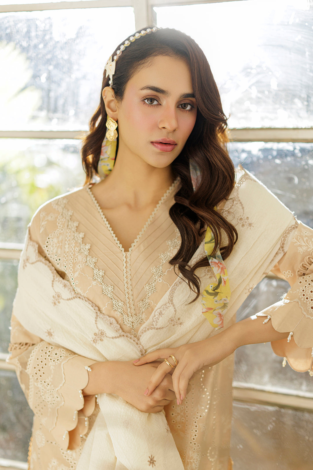 Zellbury | Unstitch 3 Pc Dyed  Embroidered Cotton Collection