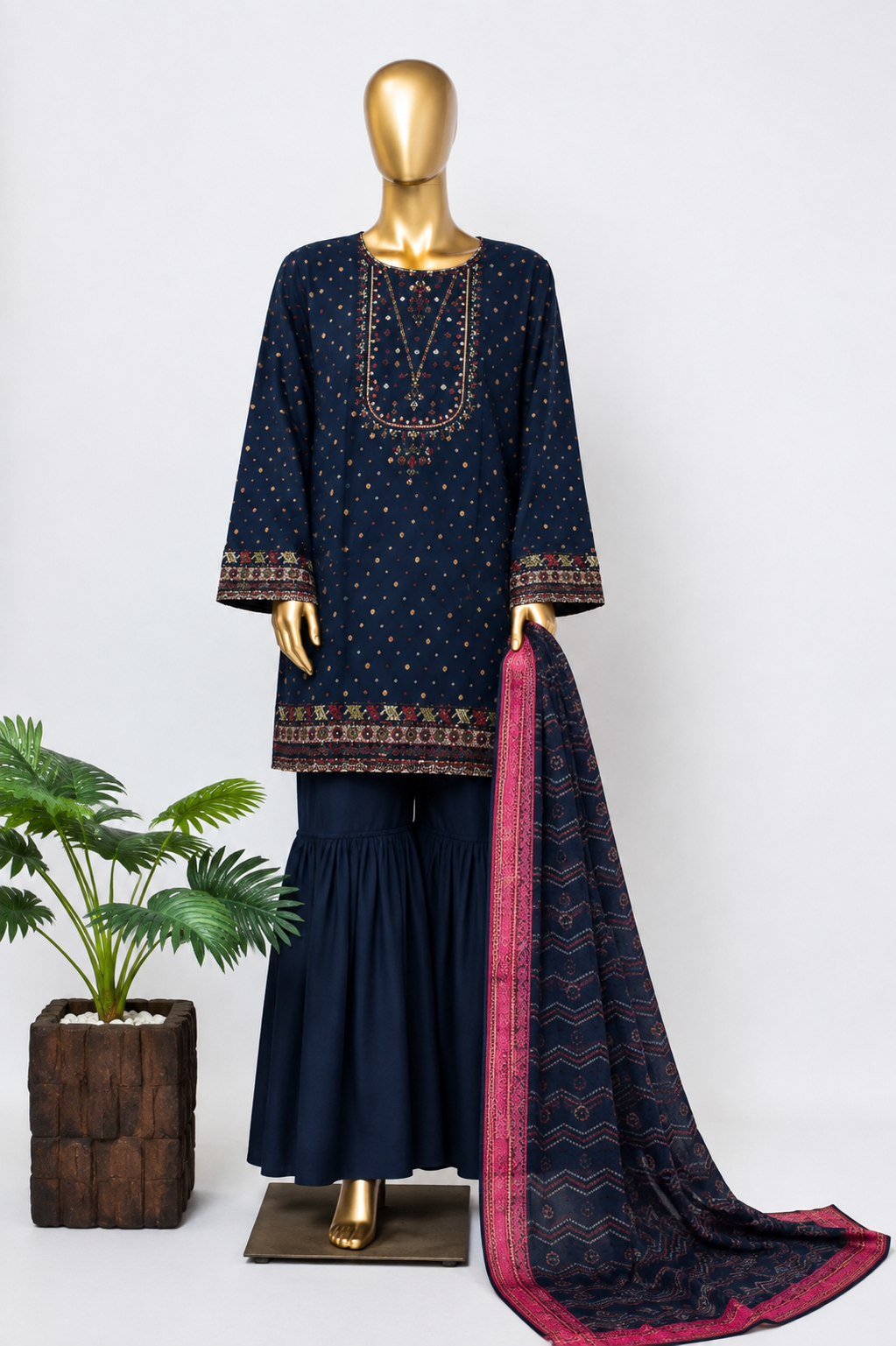 BIN SAEED | Stitched 3PC Embroidered Lawn Collection