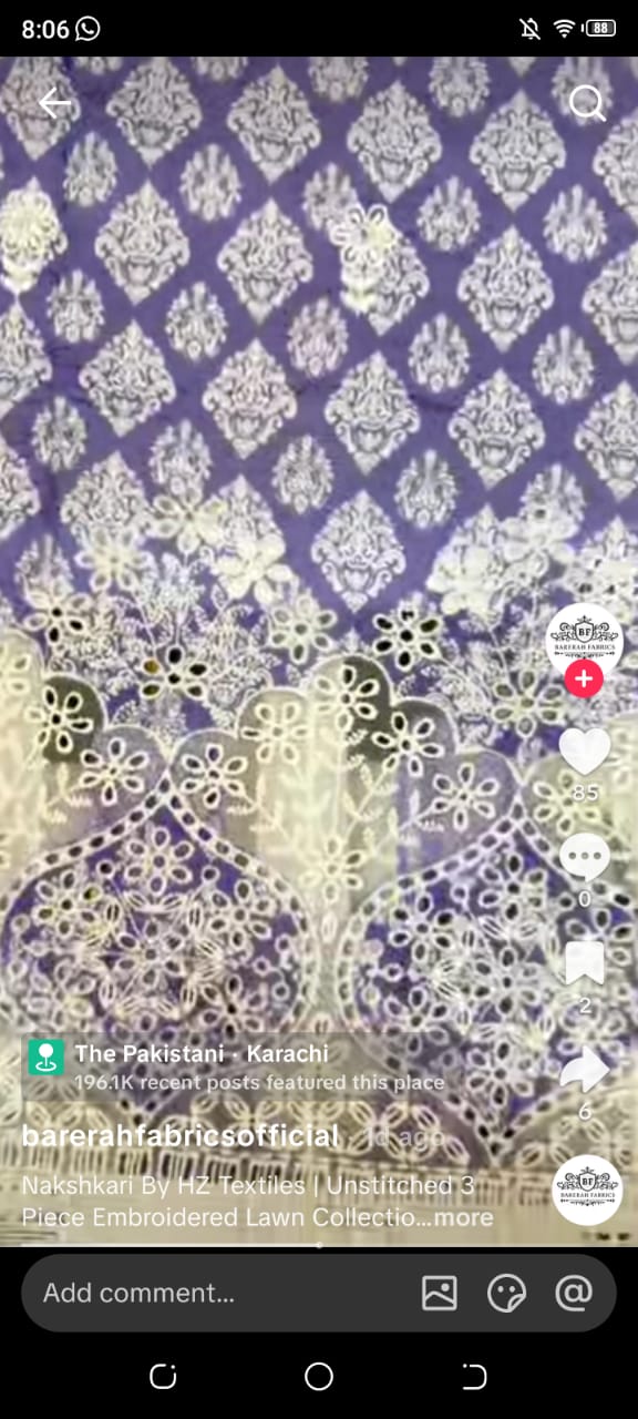 Riwayat | Unstitched 3pc Embroidered Lawn Collection