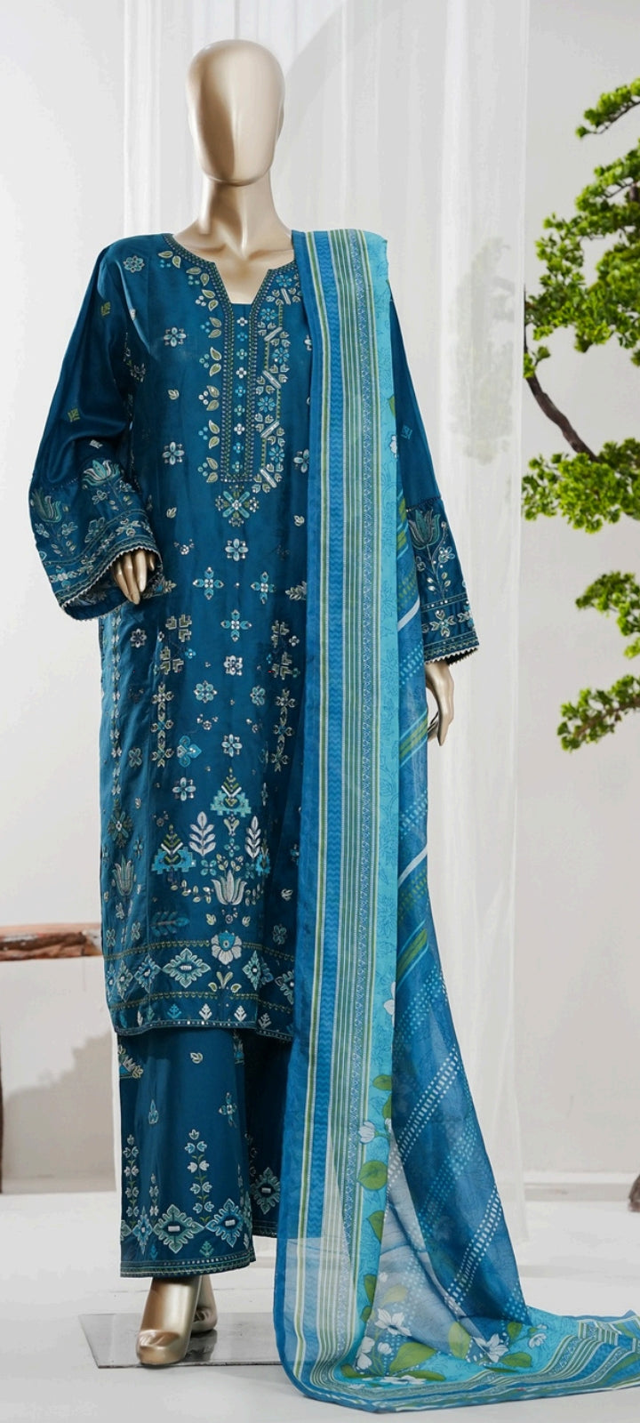 Bin Saeed | Stitch 3 Pc Embroidered Jacquard Collection