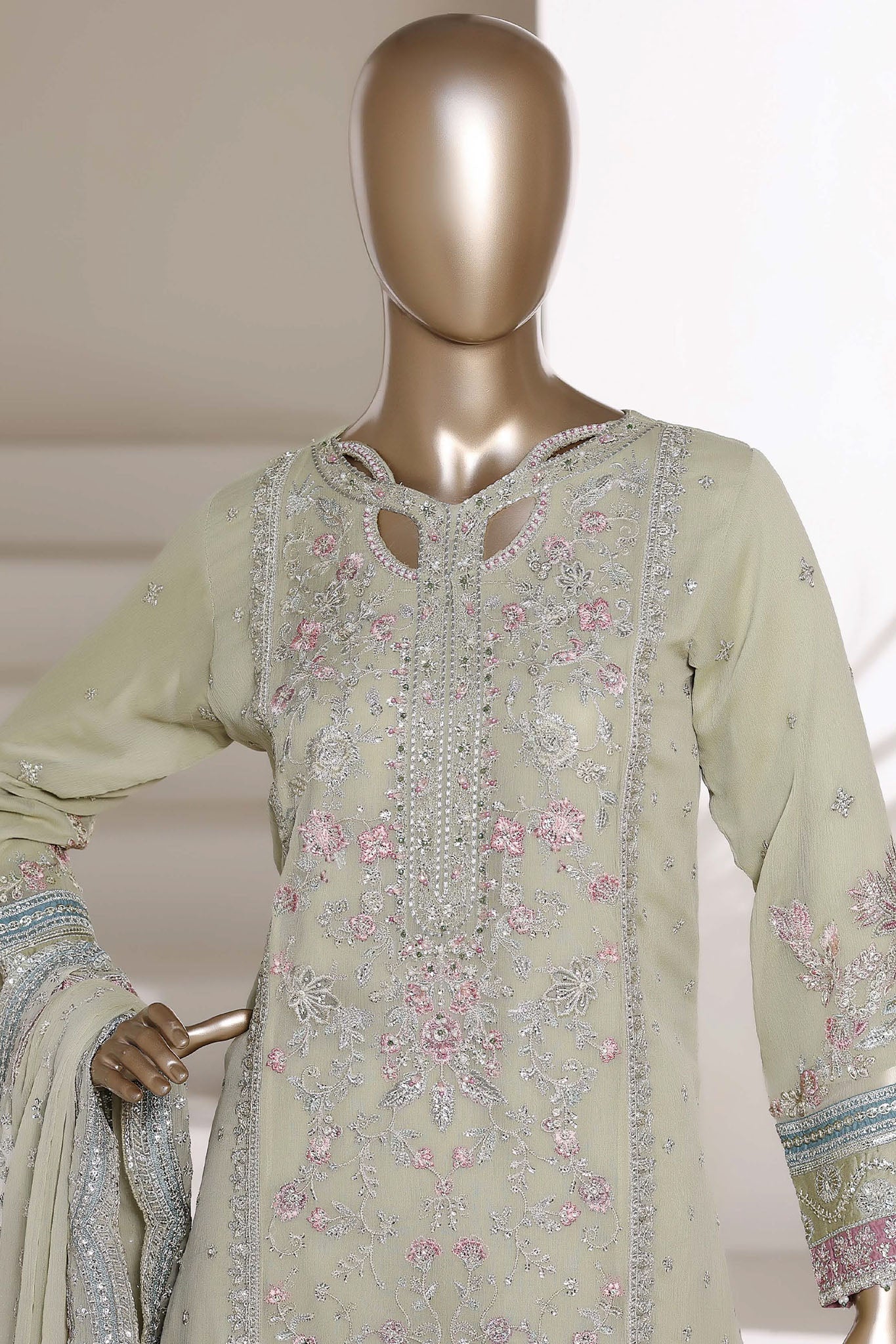 Sada Bahar | Stitch 3 Pc Embroidered Afsanay Luxury Chiffon Collection