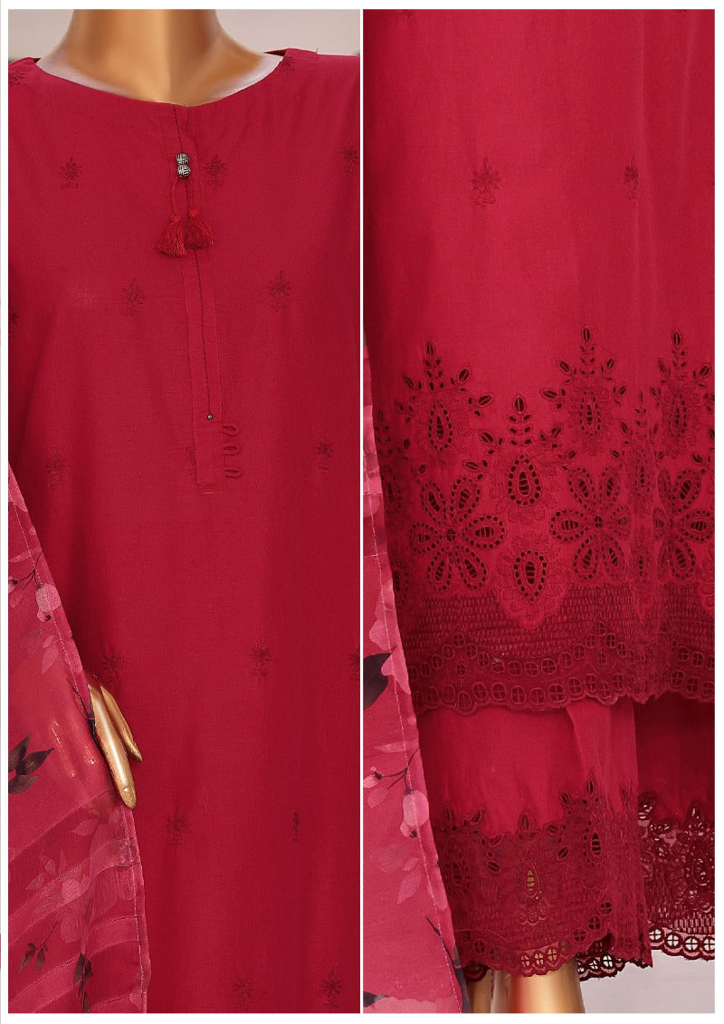 HZ By Floral Vibes Appliquekari | Unstitched 3Pc Embroidered Lawn Collection