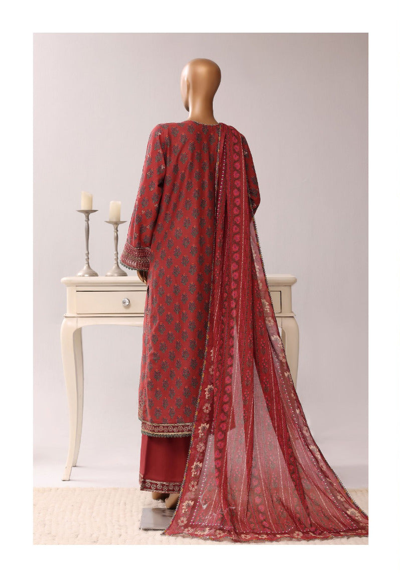 SADABAHAR | Regal Festive Embroidered Lawn Stitched 3-Piece Collection