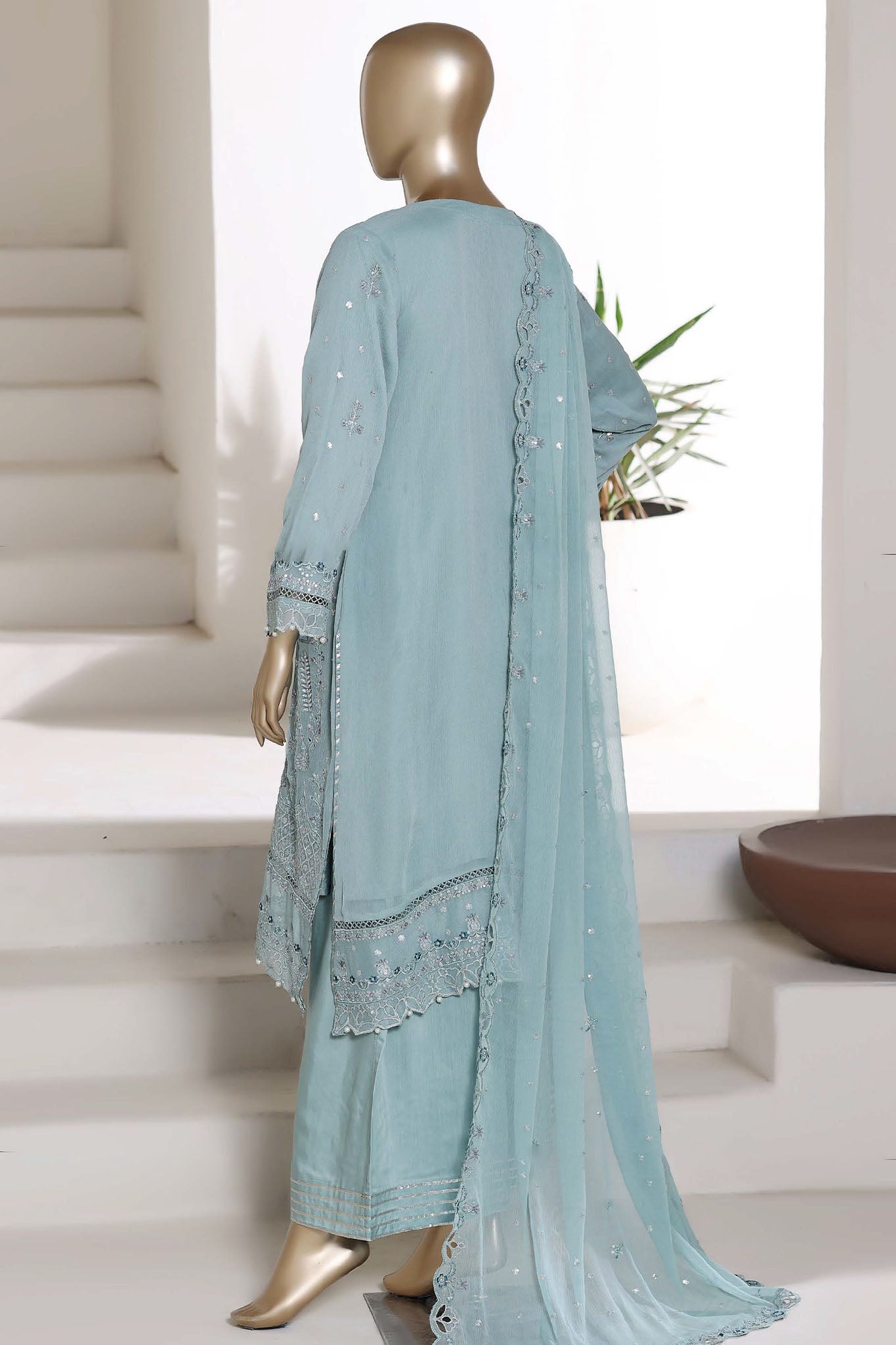 Sada Bahar | Stitch 3 Pc Embroidered Afsanay Luxury Chiffon Collection
