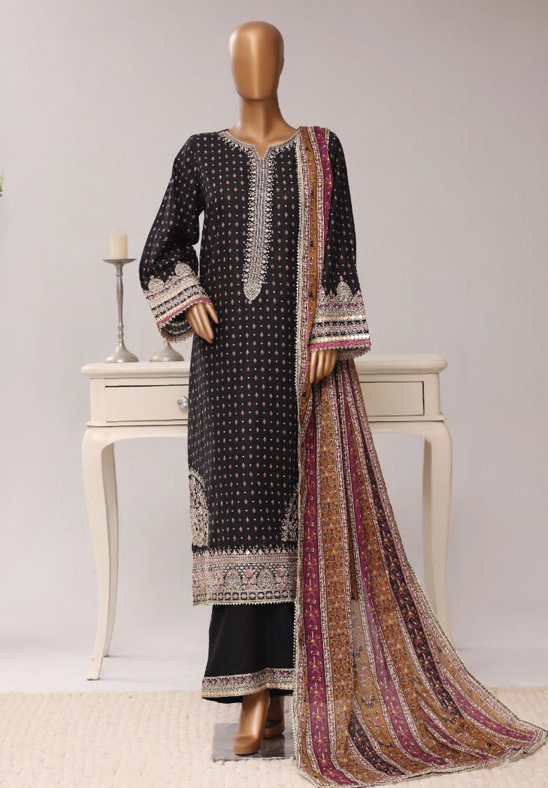 SADABAHAR | Regal Festive Embroidered Lawn Stitched 3-Piece Collection