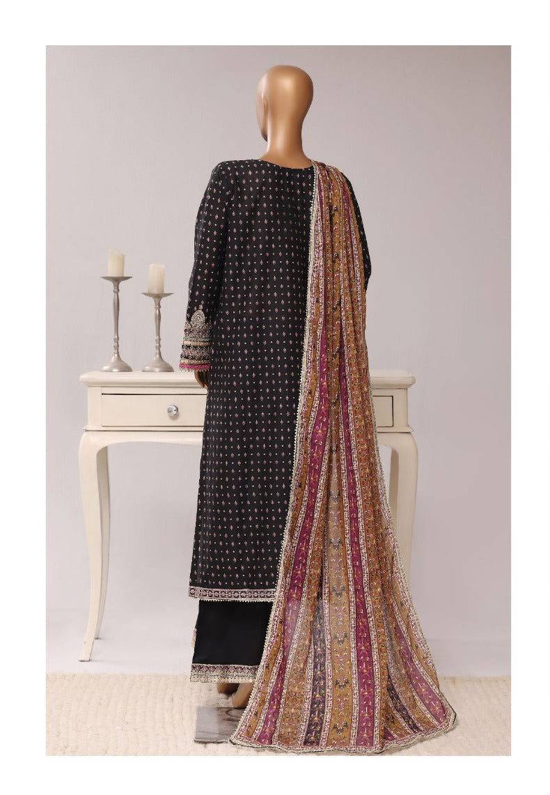 SADABAHAR | Regal Festive Embroidered Lawn Stitched 3-Piece Collection