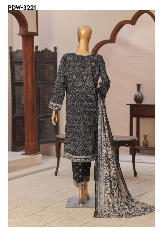 HZ | Premium Daily 3 Pc Embroidered Lawn Collection