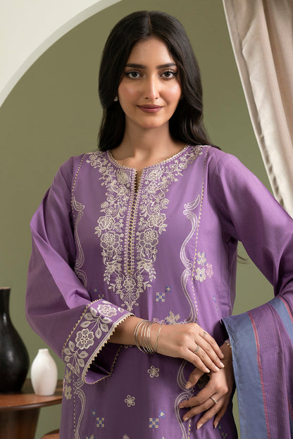 Zellbury | Unstitch 3 Pc Embroidered Jacquard Collection