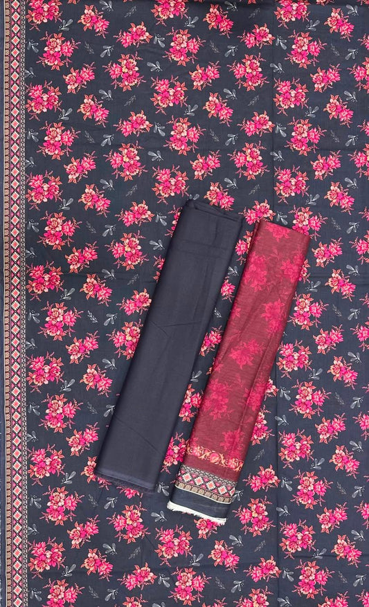 BIN SAEED Unstitched 3 Piece Printed Cotton Collection