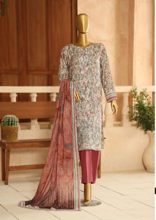 ASASA | Unstitched 3Pc Embroidered Lawn Collection