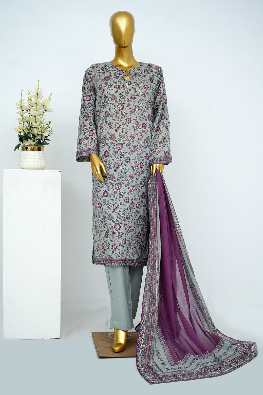 BIN SAEED | Stitched 3 Piece Printed Lawn Collection
