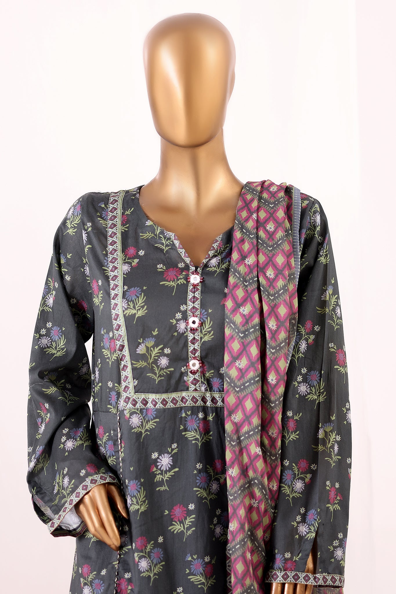 Bin Saeed | Stitch 3 Pc Printed Lawn Frock Collection