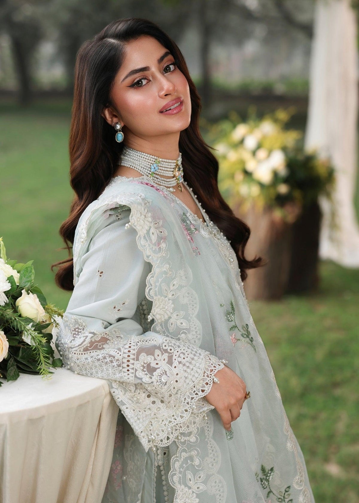 SARDINIA Tales Of Petals | Ocean Waves #1501 Unstitched 3Pc Embroidered Luxury Lawn Collection