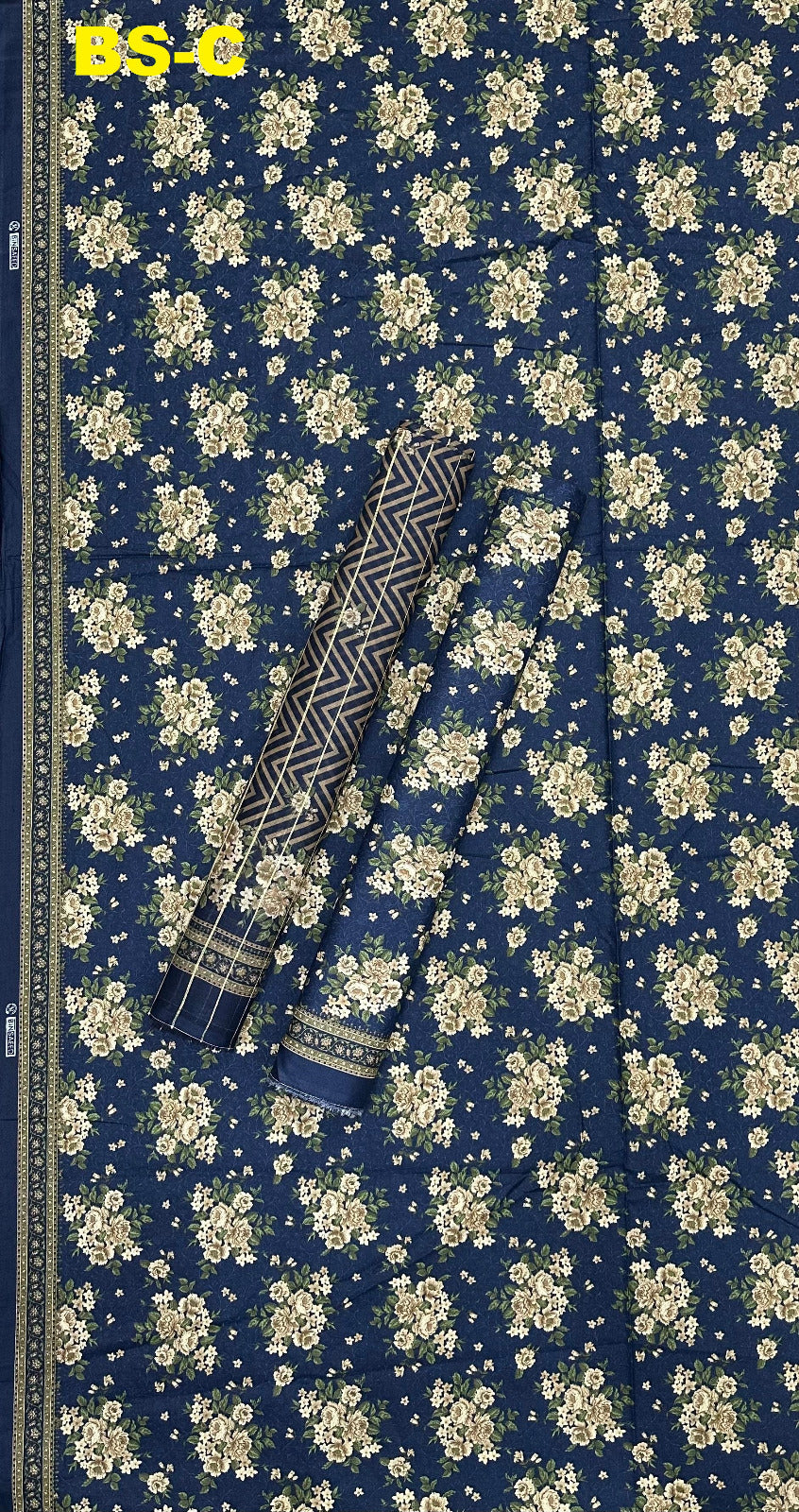 BIN SAEED Unstitched 3 Piece Printed Cotton Collection