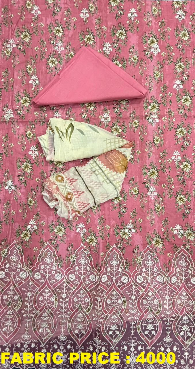 Riwayat Premium Unstitched 3 Piece Embroidered Lawn Collection