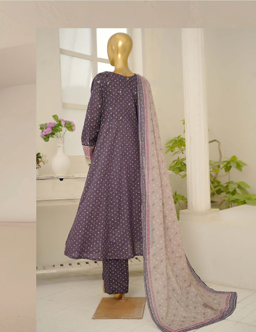 BIN SAEED Stitched 3 Piece Embroidered Lawn Collection for Women | Premium Summer Dress – Barerah Fabrics