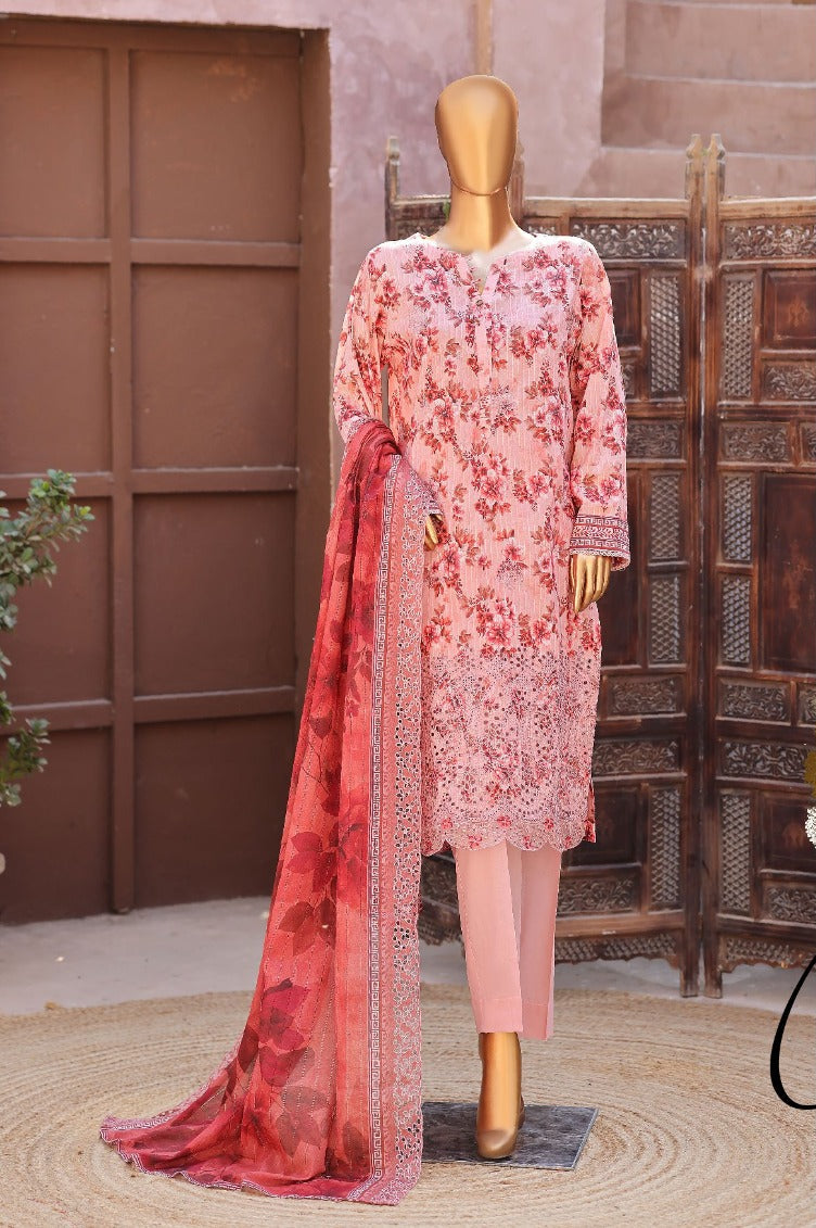 Nayab By HZ | Unstitch 3 Pc Textiles Printkari Embroidered Lawn Collection