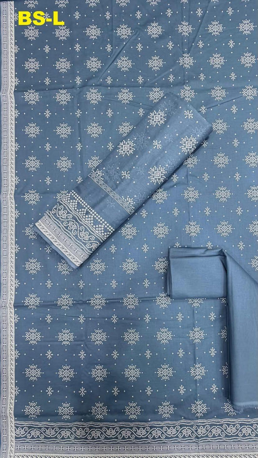 Bin Saeed | Unstitched 3 Piece Printed Lawn Collection - BarerahFabrics