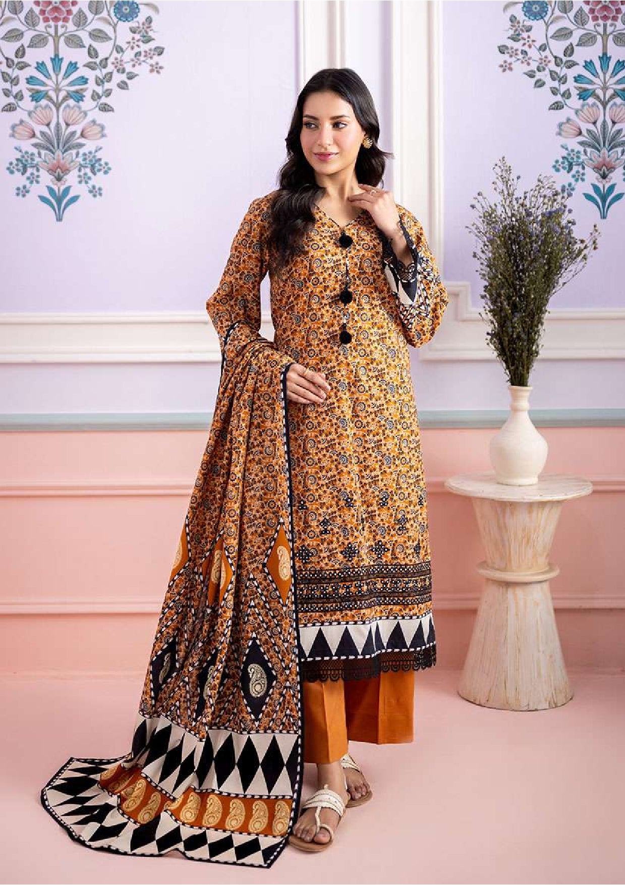 Zellbury | Unstitch 3 Pc Digital Embroidered Lawn Collection